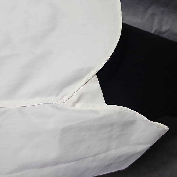 Pink Tartan pique tuxedo tunic shirt-white size 6 - Picture 8 of 9